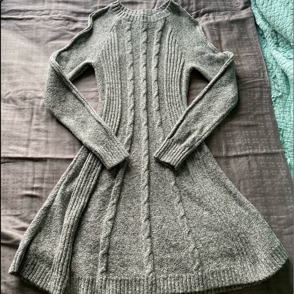 Hollister Grey Sweater Dress